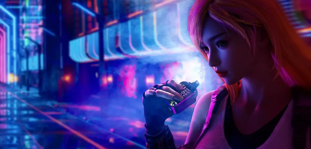 cyberpunk style vape/The massive amount of puffs