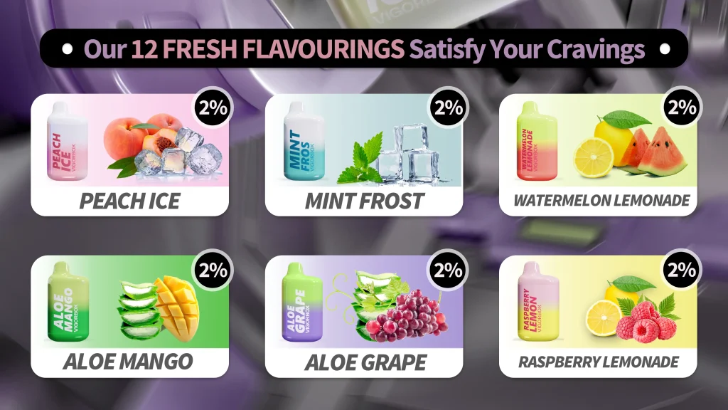 12 fresh flavors